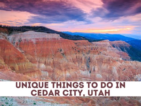 things to do in cedar city ut|Visit Cedar City .